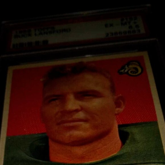 1959 Topps Buck Lansford #151 LA RAMS Professionally Graded (PSA) EX-MINT of 6.5 - Picture 7 of 8
